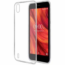 Amazon Brand - Solimo Mobile Cover for Lava Z41 (Soft & Flexible Back Case), Transparent