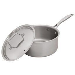 Stone & Beam Traditional Cookware, With Lid, Stainless Steel