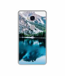 Amazon Brand - Solimo Designer Lake Mountain UV Printed Soft Back Case Mobile Cover for Huawei Honor 5X