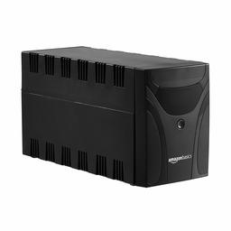 AmazonBasics Uninterruptible Power Supply, 1500VA, 6 IEC Outlets, with Shutdown Software and Surge Protection