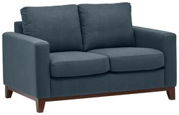 Amazon Brand – Rivet North End Modern Wood Accent Loveseat Sofa Couch, 58.7