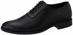 Amazon Brand - Symbol Men's Black Synthetic Formal Shoes - 8 UK (AZ-KY-338A)