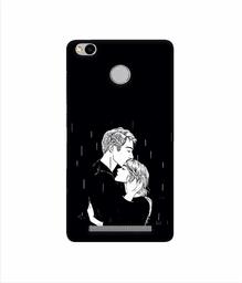 Amazon Brand - Solimo Designer Couples Standing in Rain 3D Printed Hard Back Case Mobile Cover for Xiaomi Redmi 3S Prime