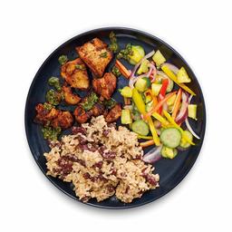 Amazon Meal Kits, Caribbean-Style Chicken with Coconut Rice & Red Beans, Serves 2