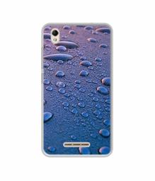 Amazon Brand - Solimo Designer Water Drops UV Printed Soft Back Case Mobile Cover for Lava Z60