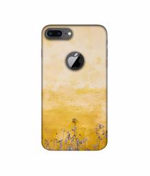 Amazon Brand - Solimo Designer Dry Flower On Wall 3D Printed Hard Back Case Mobile Cover for Apple iPhone 8 Plus (with Logo Cut)