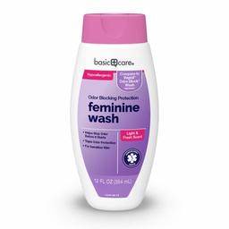 Amazon Basic Care Odor Blocking Feminine Wash; Vaginal Cleanser Helps Stop Odor From Happening, 12 Fluid Ounces