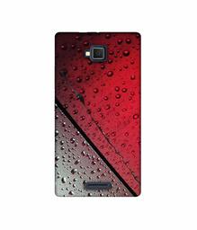 Amazon Brand - Solimo Designer Water Drop On Glass UV Printed Soft Back Case Mobile Cover for Lava A82