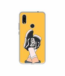 Amazon Brand - Solimo Designer Boy Shoes Pattern UV Printed Soft Back Case Mobile Cover for Mi Redmi 7