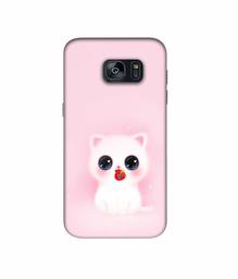 Amazon Brand - Solimo Designer Kitty 3D Printed Hard Back Case Mobile Cover for Samsung Galaxy S7 Edge