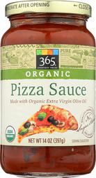 365 Everyday Value, Organic Pizza Sauce, 14 oz