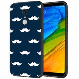 Amazon Brand - Solimo Designer Mustache Printed Hard Back Case Mobile Cover for Xiaomi Redmi 5 (D279)