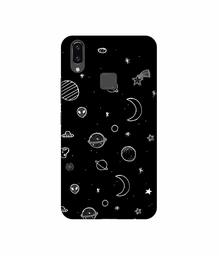 Amazon Brand - Solimo Designer Solar System 3D Printed Hard Back Case Mobile Cover for Vivo V9 / V9 Pro