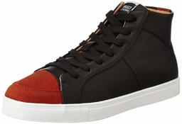 Amazon Brand - Inkast Denim Co. Men's Black Synthetic Leather Sneakers-11 UK (45 EU) (12 US) (AK-IK-032)