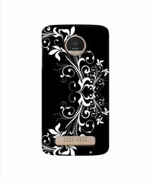 Amazon Brand - Solimo Designer Flower Art Pattern 3D Printed Hard Back Case Mobile Cover for Motorola Moto Z Play