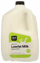 365 by Whole Foods Market, Grade A Milk, Lowfat, 128 Fl Oz