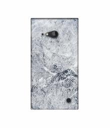 Amazon Brand - Solimo Designer Grayish Marble 3D Printed Hard Back Case Mobile Cover for Nokia Lumia 730