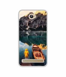 Amazon Brand - Solimo Designer Lake View UV Printed Soft Back Case Mobile Cover for 10.or D2