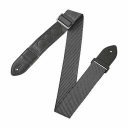 AmazonBasics Adjustable Guitar Strap For Electric/Acoustic Guitar/Bass - Includes 3 Pick Holders - Black