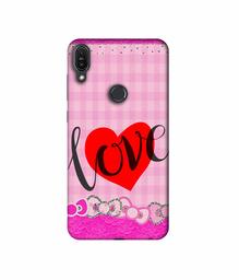 Amazon Brand - Solimo Designer Love Print On Cloth Pattern 3D Printed Hard Back Case Mobile Cover for Asus Zenfone Max Pro M1 ZB601KL