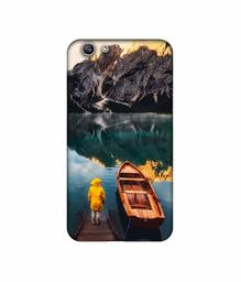 Amazon Brand - Solimo Designer Lake View UV Printed Soft Back Case Mobile Cover for Oppo F1S