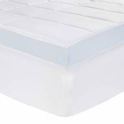 AmazonBasics Down-Alternative Gusseted Mattress Topper