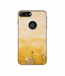 Amazon Brand - Solimo Designer Dry Flower On Wall 3D Printed Hard Back Case Mobile Cover for Apple iPhone 7 Plus (Logo Cut)