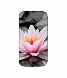 Amazon Brand - Solimo Designer Lotus 3D Printed Hard Back Case Mobile Cover for Motorola Moto E 1st Generation