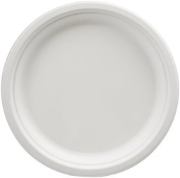 AmazonBasics 10-Inch Compostable Plates, Pack of 125