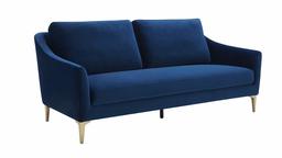 Amazon Brand – Rivet Alonzo Contemporary Velvet Sofa Couch, 80