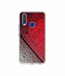 Amazon Brand - Solimo Designer Water Drop On Glass UV Printed Soft Back Case Mobile Cover for Vivo Y15