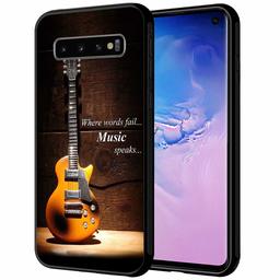 Amazon Brand - Solimo Designer Guitar Printed Hard Back Case Mobile Cover for Samsung Galaxy S10 (D1156)