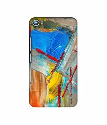 Amazon Brand - Solimo Designer Randam Multicolor Mash 3D Printed Hard Back Case Mobile Cover for Micromax Canvas Fire 4 A107