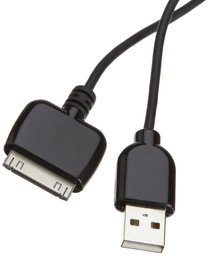 Exacon USB-oplaadkabel/synchronisatiekabel voor Apple iPod iPhone en iPad 3,2 Voet/1 m Zwart