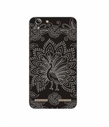 Amazon Brand - Solimo Designer White Peacock Rangoli 3D Printed Hard Back Case Mobile Cover for Lenovo Vibe K5 Plus