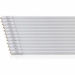 AmazonBasics Commercial Grade LED Tube Light - 5000K, 30W T8/T10/T12 Compatible, Ballast Bypass, Daylight, 8-Foot, 12-Pack