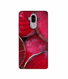 Amazon Brand - Solimo Designer Red Texture 3D Printed Hard Back Case Mobile Cover for Huawei Mate 9