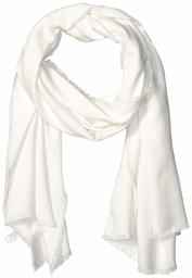 The Drop Women's Standard Jessie Fringed Rectangle Scarf, Ivory, One Size