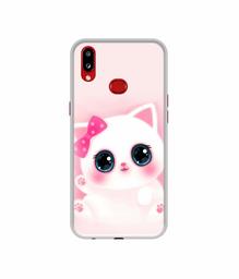 Amazon Brand - Solimo Designer Babby Kitty UV Printed Soft Back Case Mobile Cover for Samsung Galaxy A10s