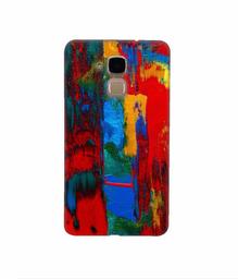 Amazon Brand - Solimo Designer Multiolor Brush Texture on Wall 3D Printed Hard Back Case Mobile Cover for Huawei Honor 5c