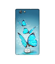 Amazon Brand - Solimo Designer Flying Butterflies UV Printed Soft Back Case Mobile Cover for Oppo Neo 5 (2015)