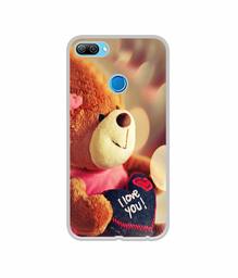 Amazon Brand - Solimo Designer Teddy Bear UV Printed Soft Back Case Mobile Cover for Honor 9N