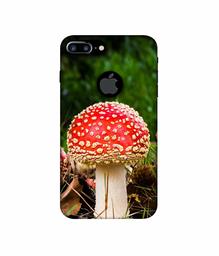 Amazon Brand - Solimo Designer Red Mushroom 3D Printed Hard Back Case Mobile Cover for Apple iPhone 7 Plus (Logo Cut)