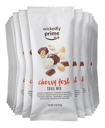 Wickedly Prime Trail Mix, Cherry Fest, Snack Pack, 2 Ounce (Pack of 15)