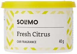 Amazon Brand - Solimo Car Air Freshener - Fresh Citrus, 40 g