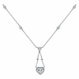 [Find] Amazon Collection Rhodium Plated Sterling Silver Crimson akyu-bikkuzirukoniaha-topendantonekkuresu, 43 cm Length Necklace jen00316 _ 110cl17hd00 