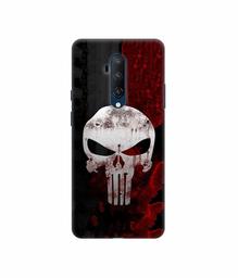 Amazon Brand - Solimo Designer Punisher Skull 3D Printed Hard Back Case Mobile Cover for OnePlus 7T Pro