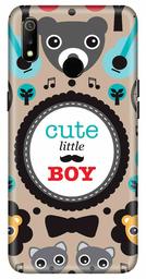 Amazon Brand - Solimo Designer Cute Little Boy Pattern 3D Printed Hard Back Case Mobile Cover for Realme 3 / Realme 3i