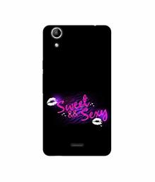 Amazon Brand - Solimo Designer Sweet and Sexy 3D Printed Hard Back Case Mobile Cover for Micromax Canvas Selfie 2 Q340