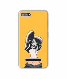 Amazon Brand - Solimo Designer Boy Shoes Pattern UV Printed Soft Back Case Mobile Cover for Comio C1